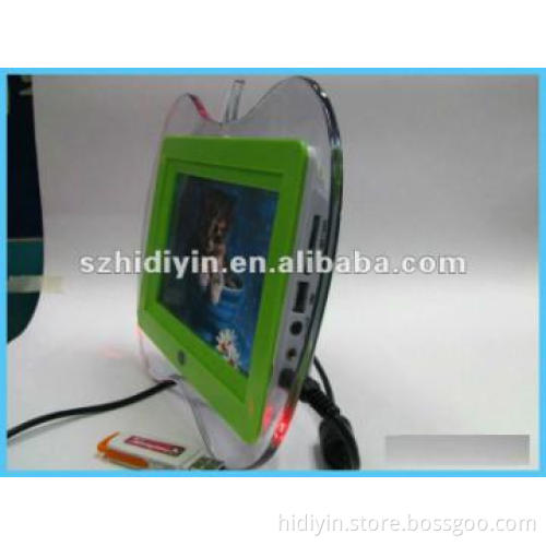 2014 hotsales new  7 inch apple shape digital picture frame